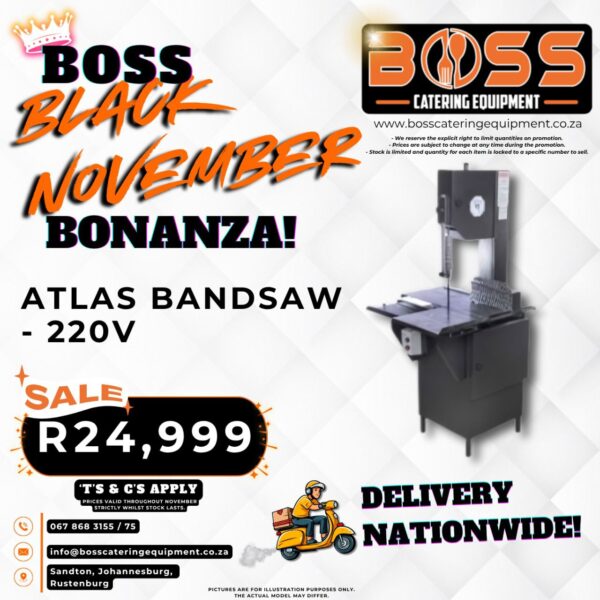 Heavy Duty Atlas Bandsaw Meat Cutter 220v - *BLACK FRIDAY SPECIAL*